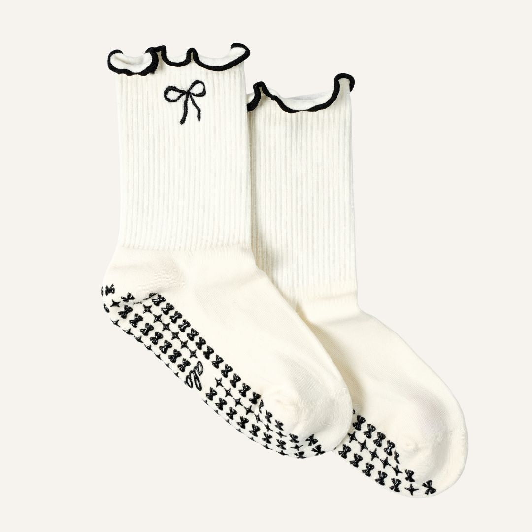 KATIE Grip Socks in Black