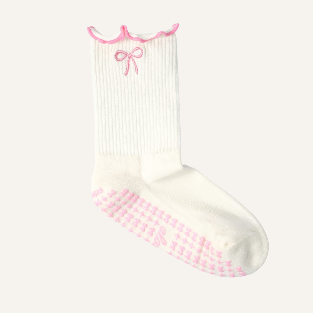 KATIE Grip Socks in Pink