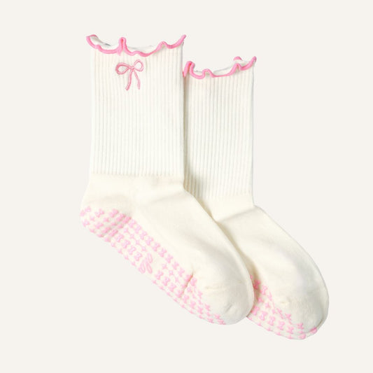 KATIE Grip Socks in Pink