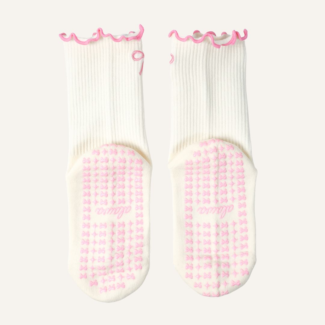 KATIE Grip Socks in Pink