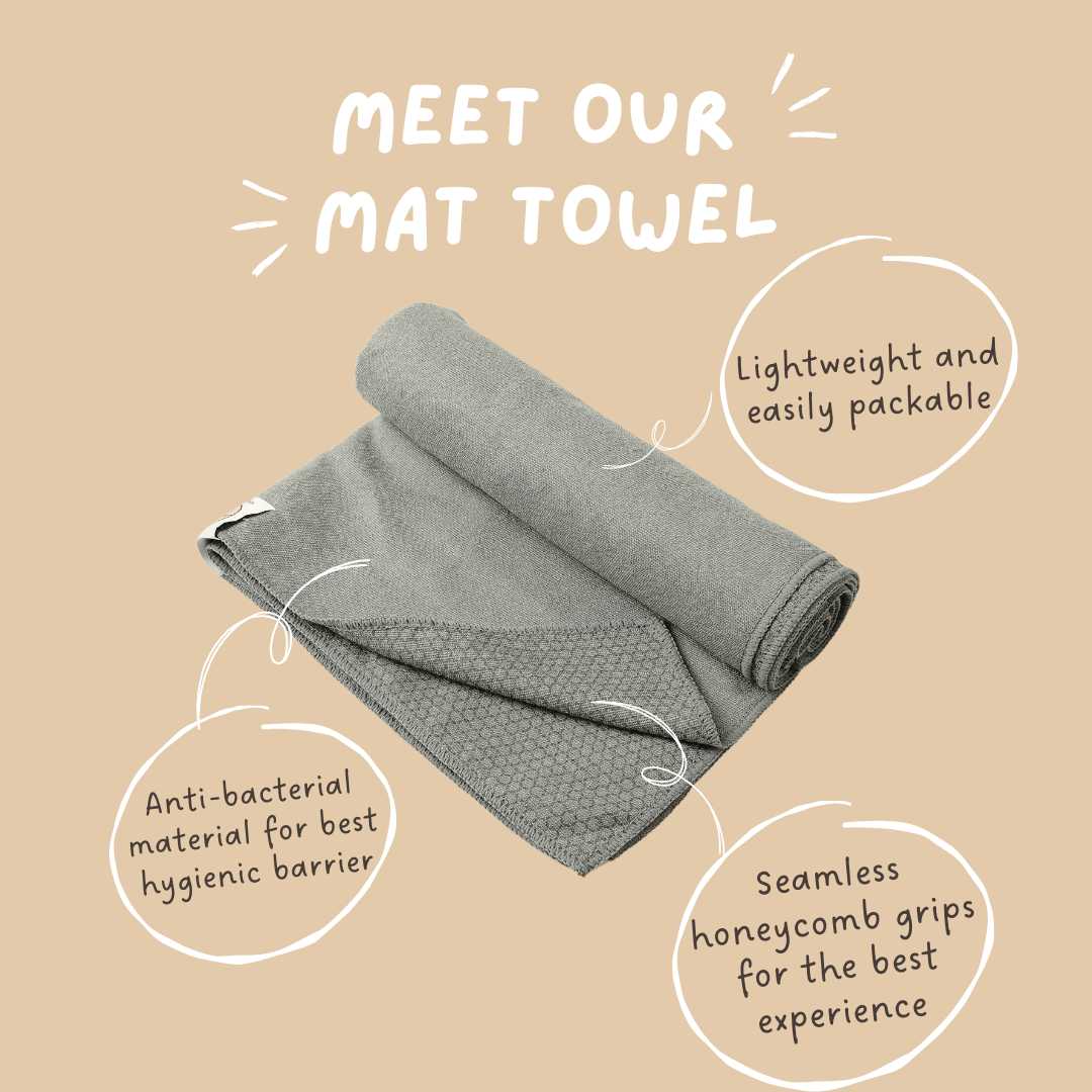 Alawa Mat Towel in Grey